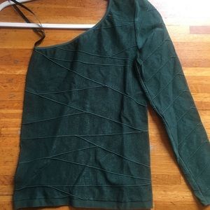 Bebe one shoulder top. Worn once.